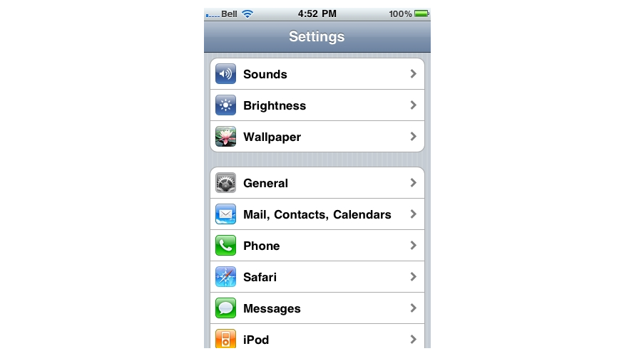 Mail settings