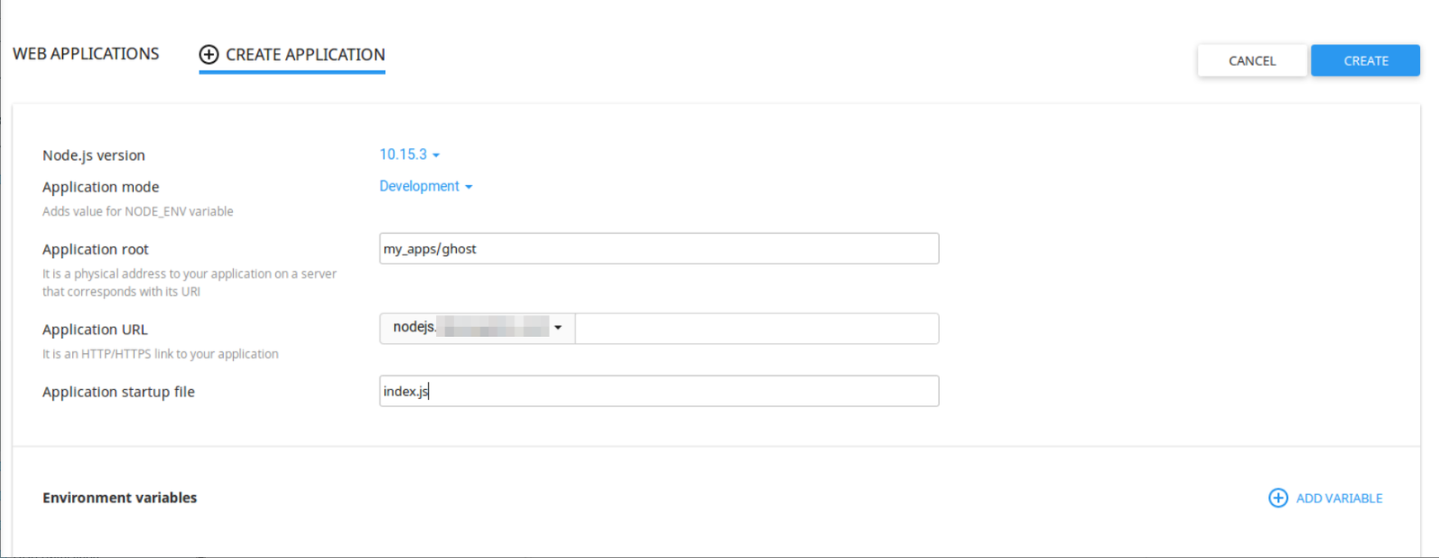 NodeJS Selector