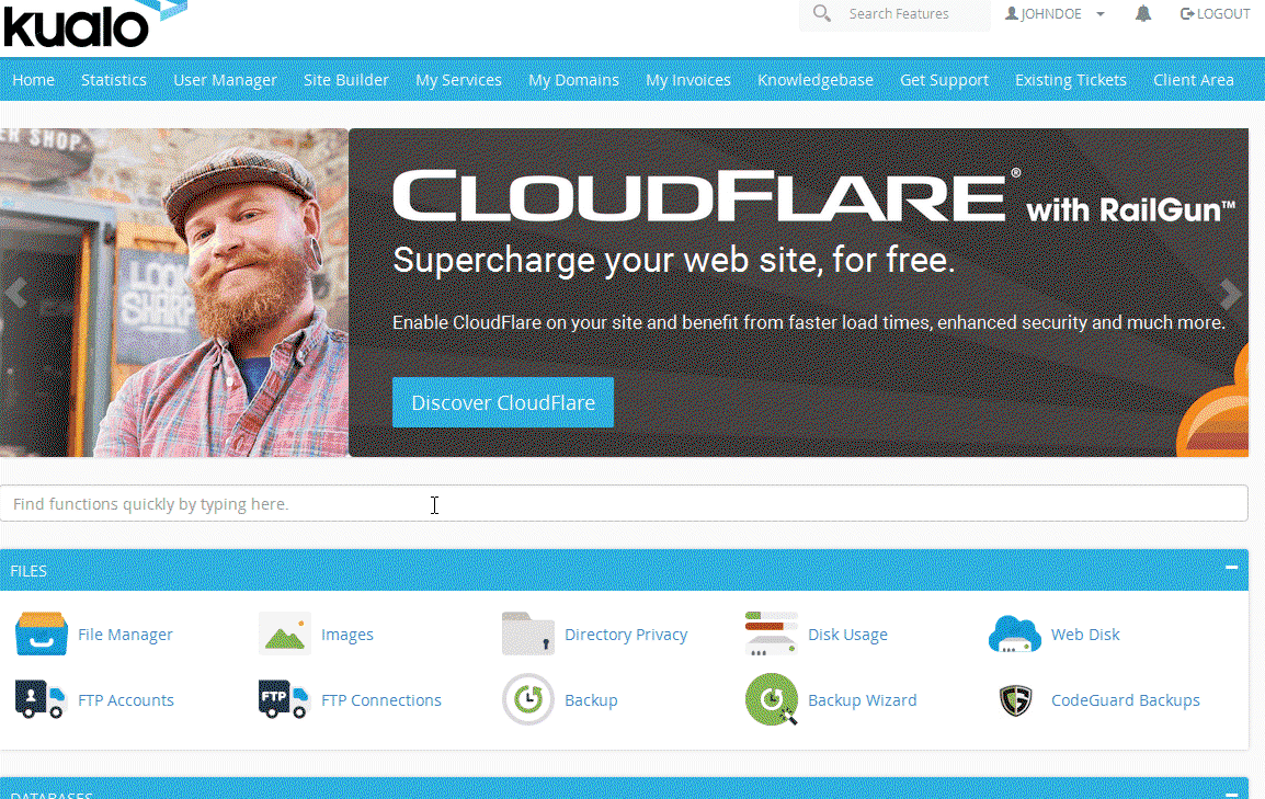 FTP Accounts in cPanel