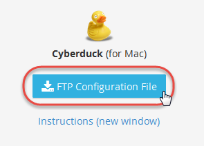 Download Cyberduck config file