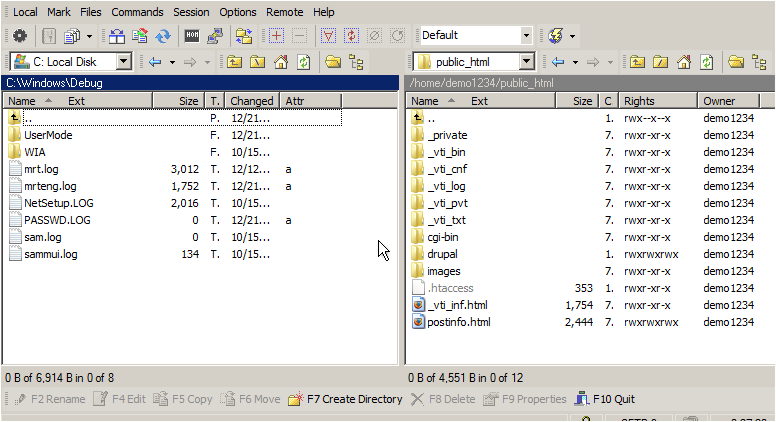 Create Directory button