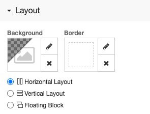 Outer horizontal layout