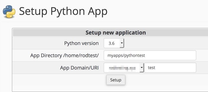 New application form