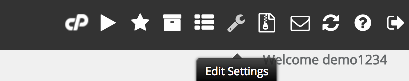 Edit Settings icon