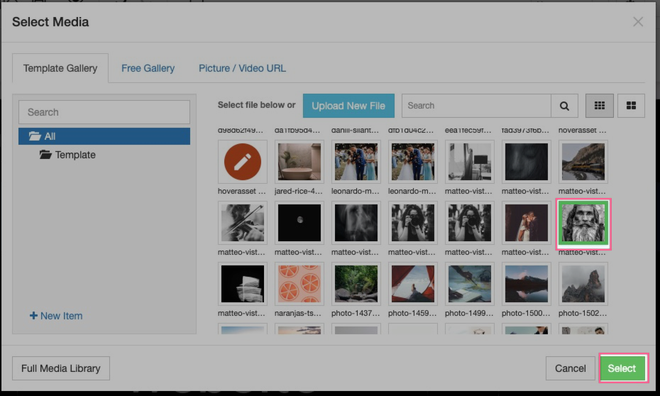 Image selector
