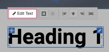 Edit Text button