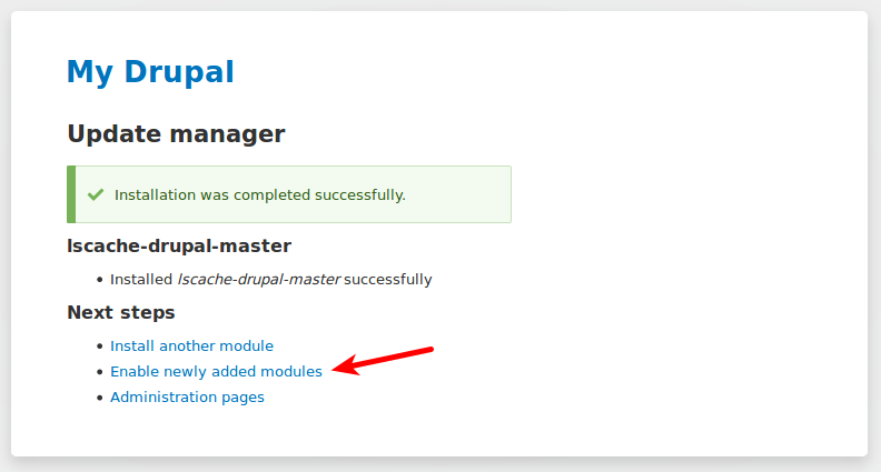 Enable module