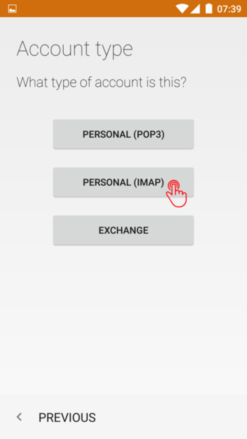 IMAP option