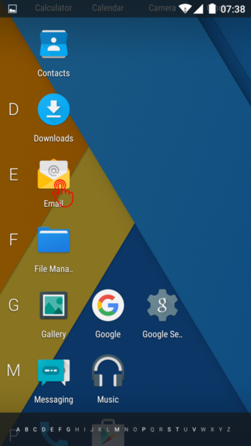 Email app