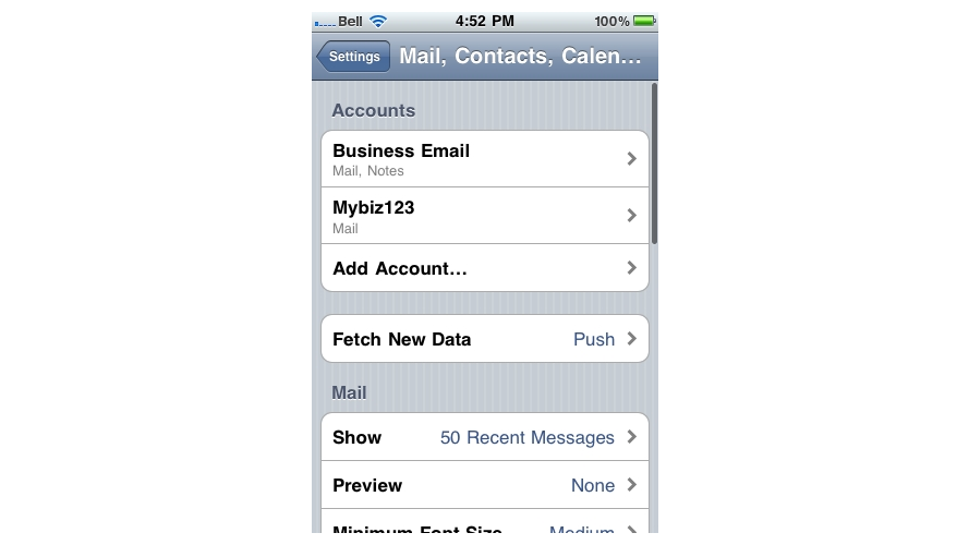 Preview lines setting
