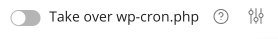 WP Toolkit - Take over wp-cron.php toggle