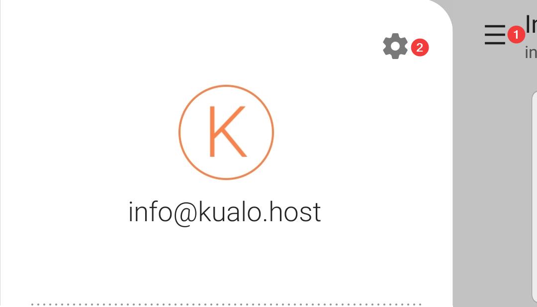 Menu button in Samsung Email