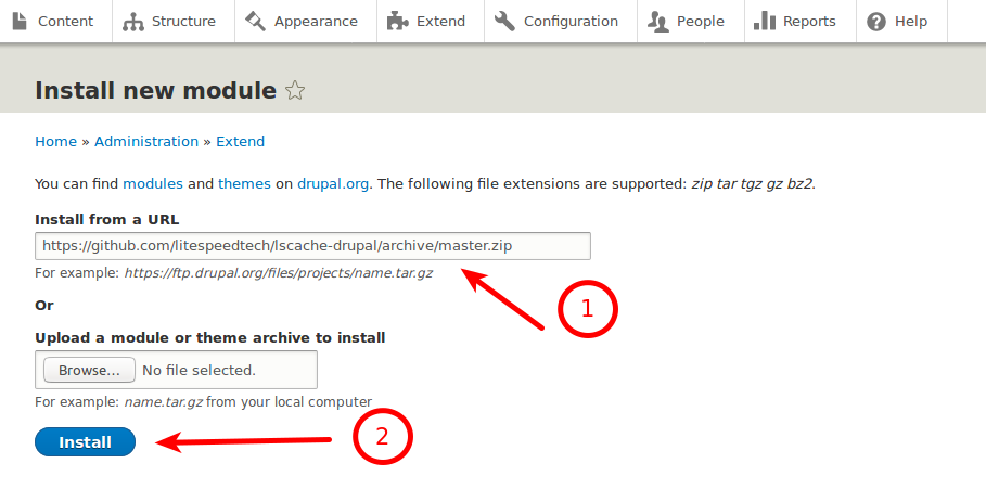 Install from URL