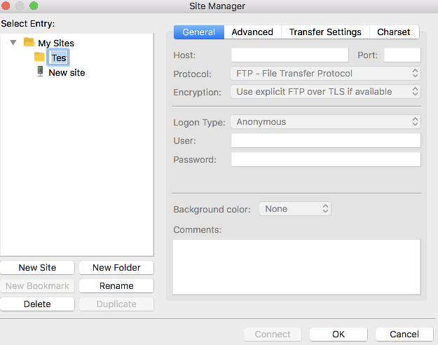Naming the folder