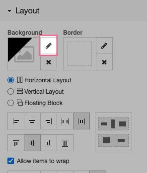 Layout pencil icon