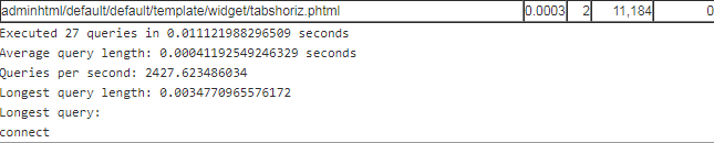 SQL profiler output