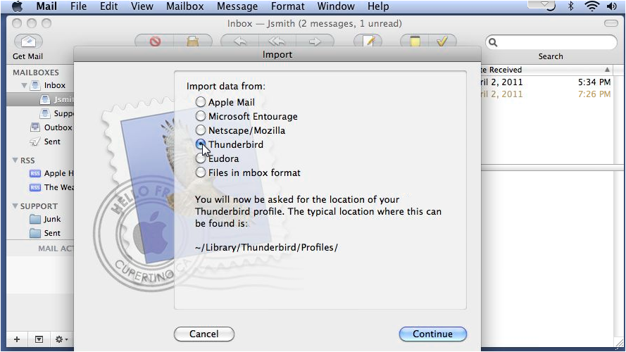 Choose source program